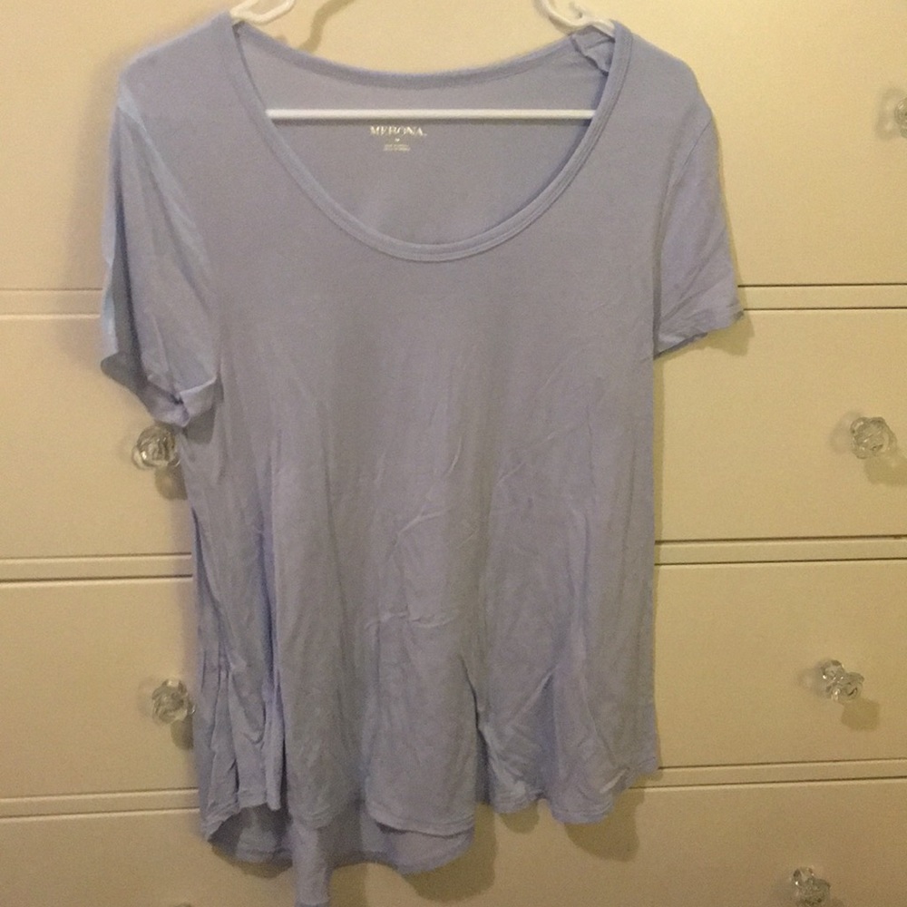 Flowy soft high low T-shirt top